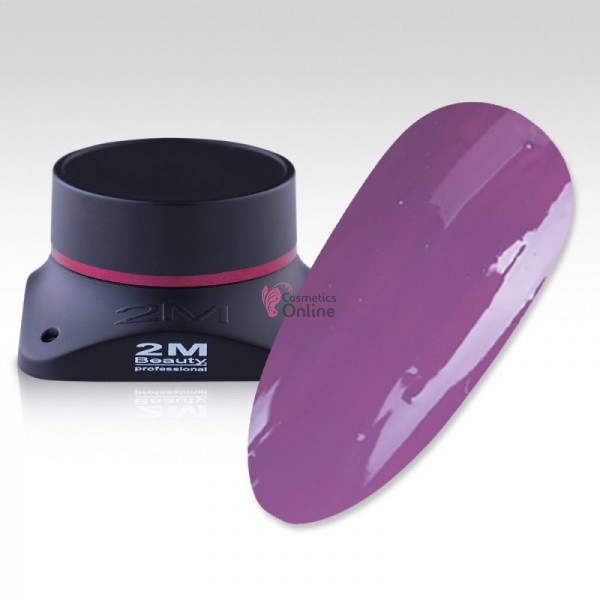Gel UV 2M Beauty - color NF 21 MOV FUCSIA , 5 g, fara fixare